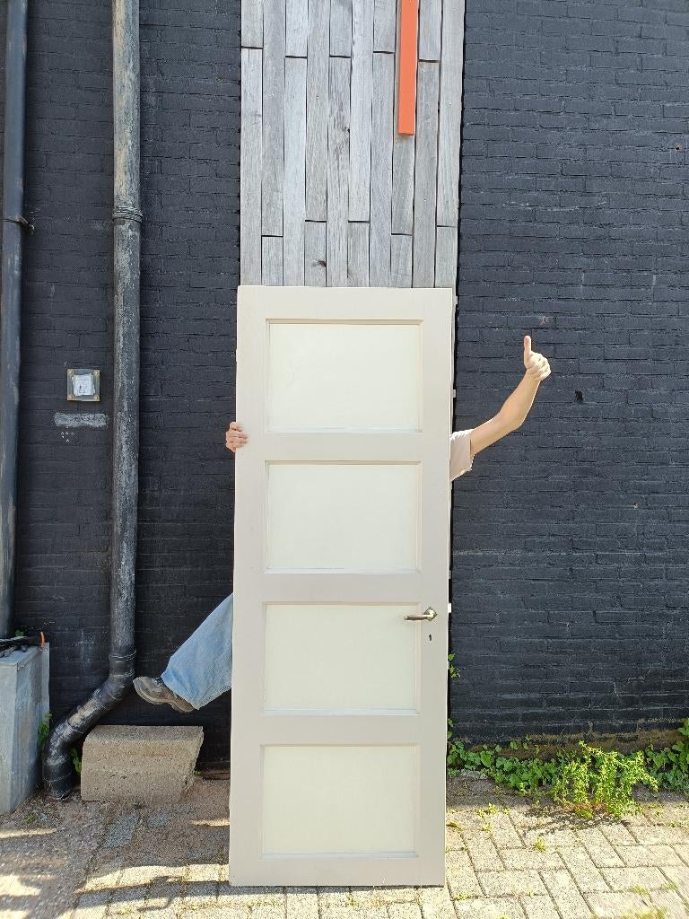 Binnendeur, Ophalen, Gebruikt, 80 tot 100 cm, Binnendeur