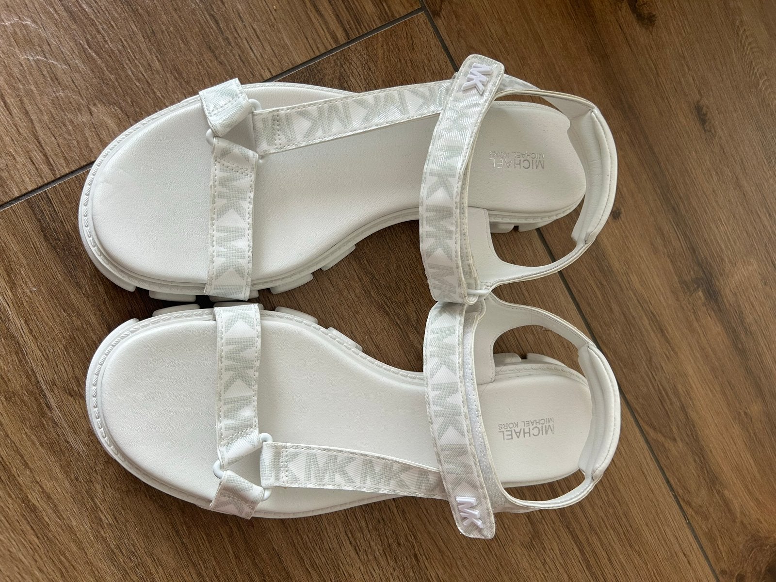 Michael Kors witte sandalen, Ophalen of Verzenden, Zo goed als nieuw, Wit, Sandalen of Muiltjes
