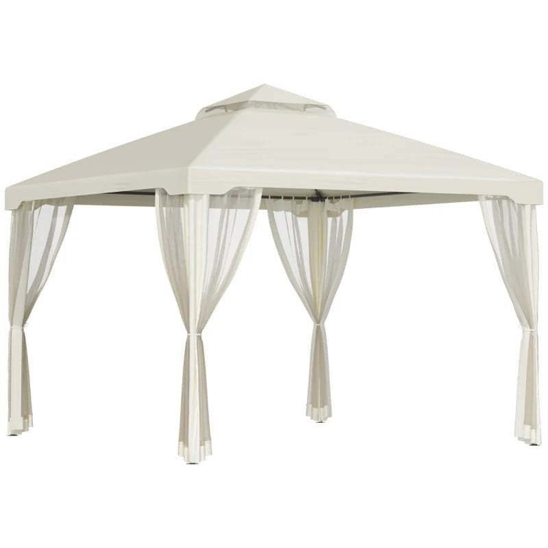 Paviljoen partytent met dubbel dak en zijwanden - Nieuw