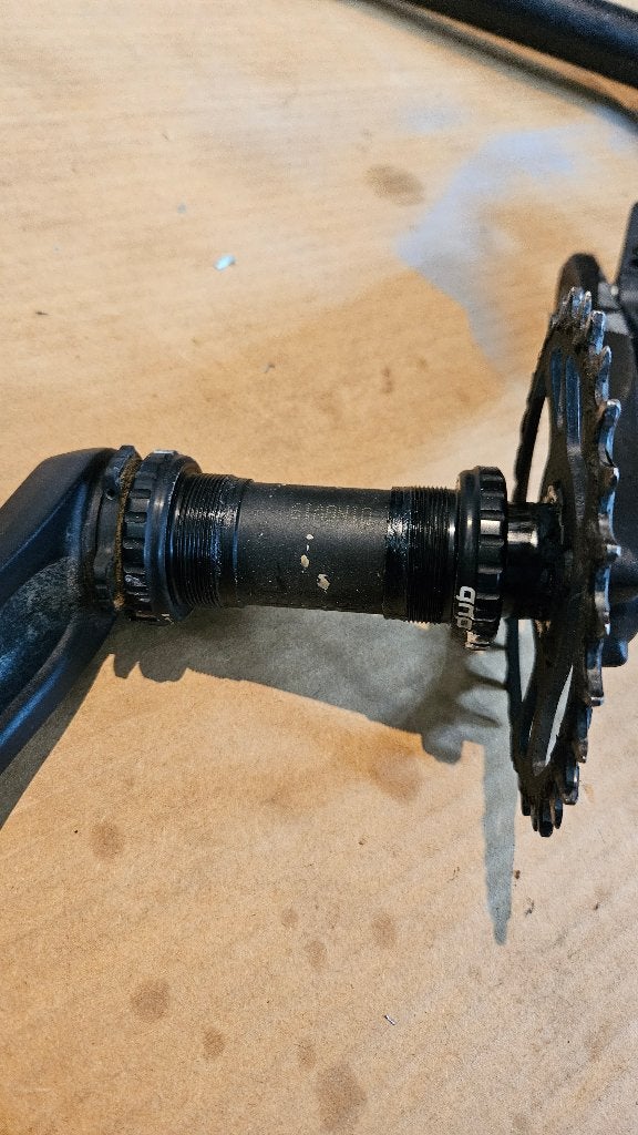SRAM NX Eagle crankset incl. chainring, DUB bottom bracket, Crankstel of Pedalen, Elektrische fiets, Ophalen of Verzenden, Zo goed als nieuw