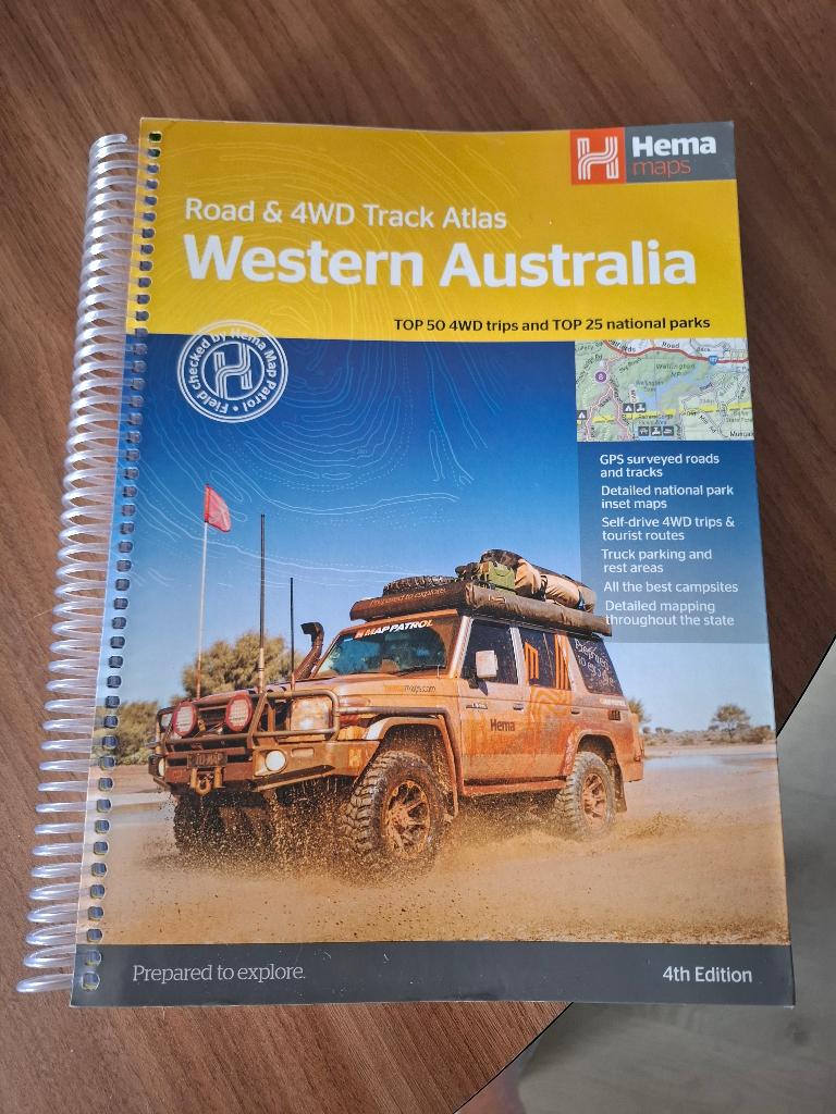 Western Australia roadmap & 4Wheel drive tracks, Boeken, Reisgidsen, Australië en Nieuw-Zeeland, Zo goed als nieuw, Reisgids of -boek