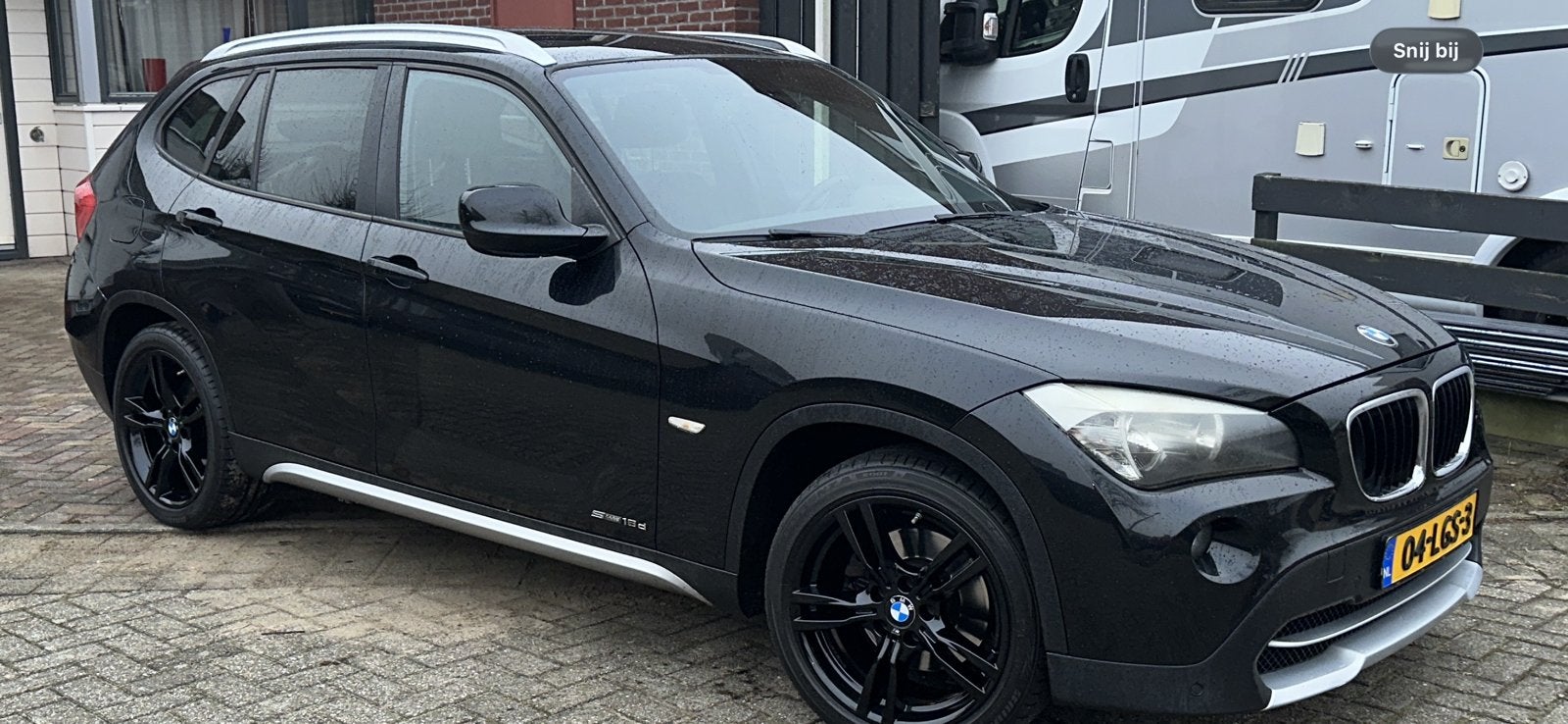 BMW X1 2.0 D Sdrive 18D AUT 2010 Zwart, Achterwielaandrijving, Zwart, Origineel Nederlands, Diesel
