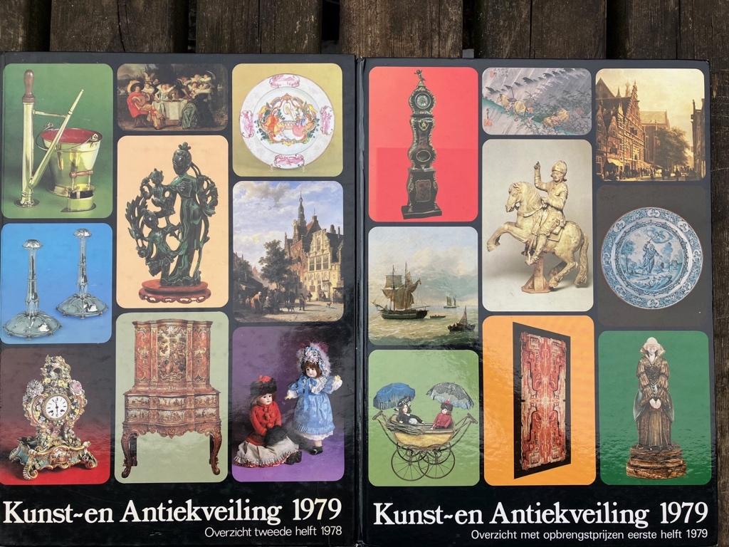 Kunst- en Antiekveiling 1979 (2 delen), Boeken, Verzenden, Gelezen, Catalogus