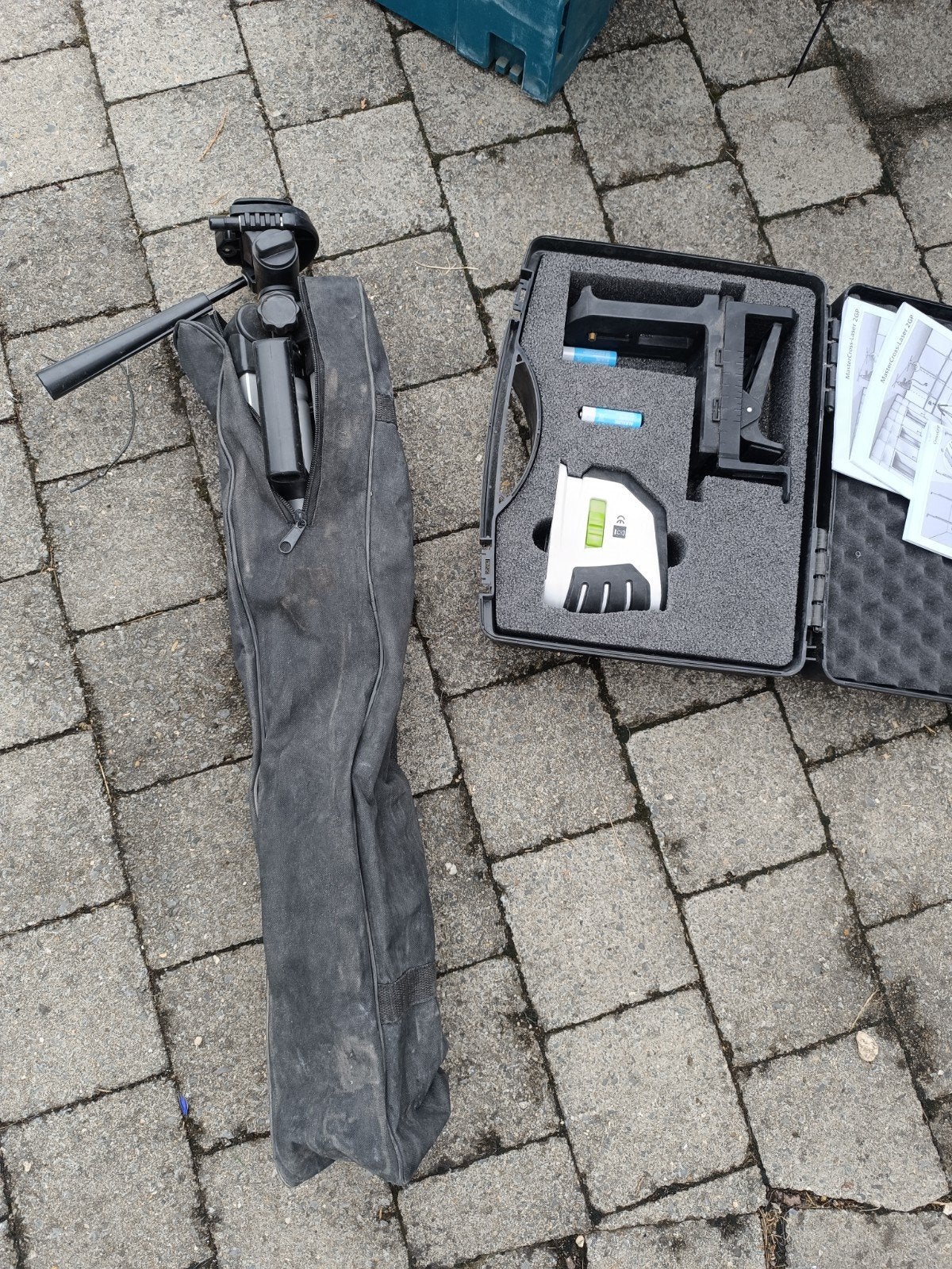Laserliner MasterCross-Laser 2GP met statief en koffer, Ophalen, Gebruikt