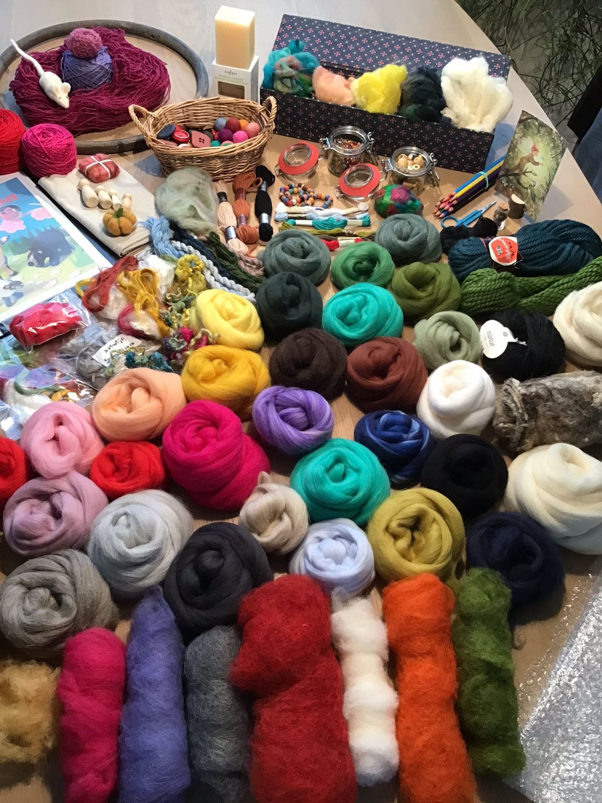 Hobby/ wol pakket, Hobby en Vrije tijd, Vilt, Verzenden, Gebruikt, Los Vilt, Wolvilt