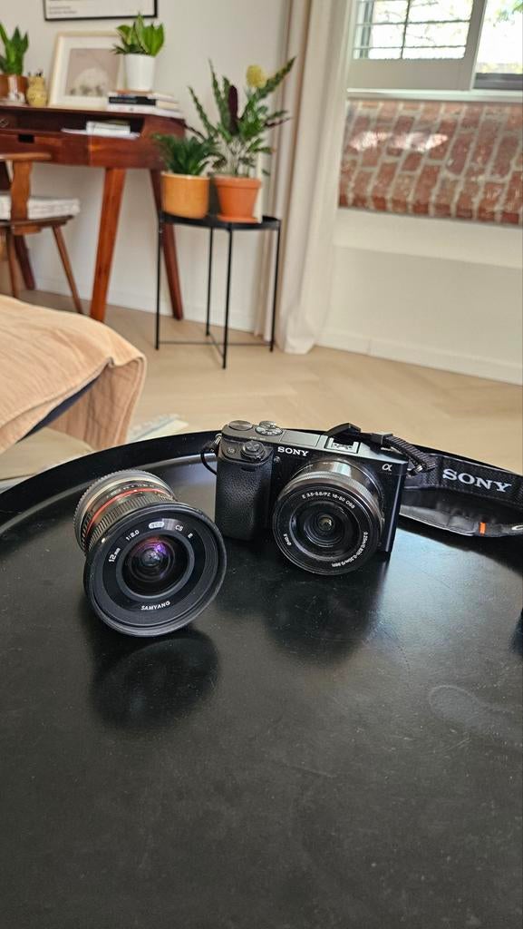 Sony Alpha 6000 + Samyang 12mm f2.0, Ophalen of Verzenden, Sony, Geen optische zoom