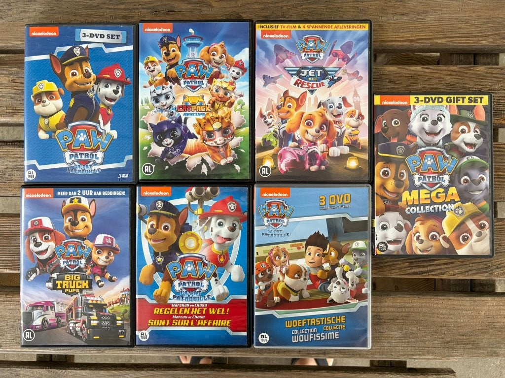 Grote collectie kinder DVD's - €1,00 per stuk., Gebruikt, Animatie, Alle leeftijden, Overige typen