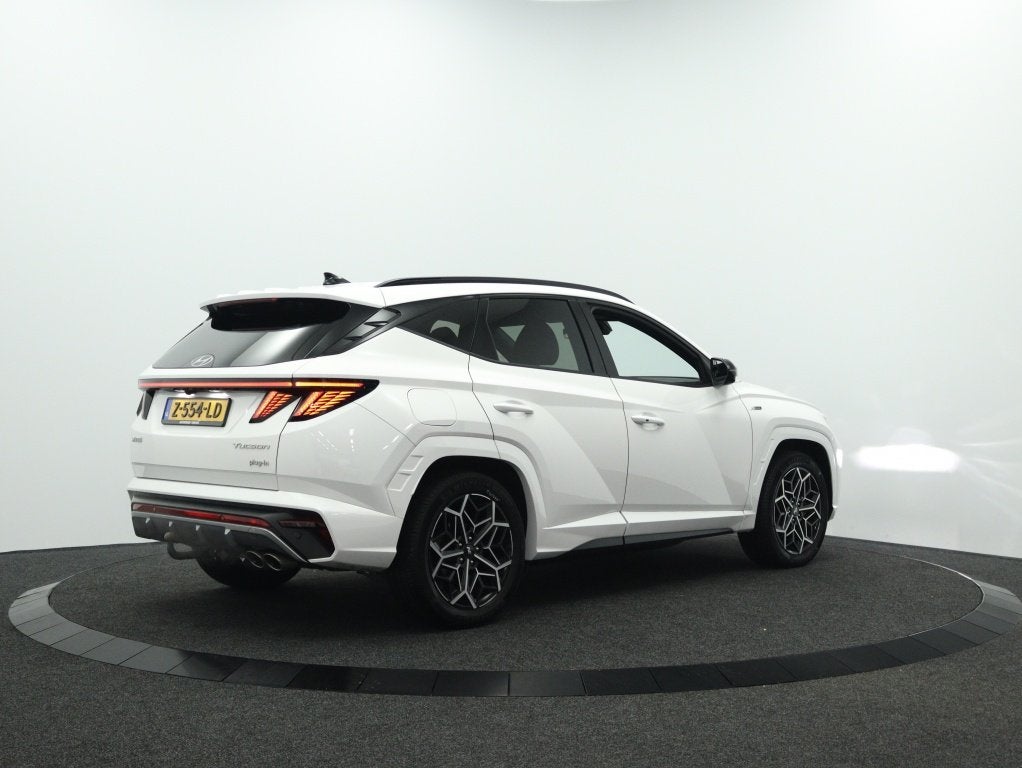 Hyundai Tucson 1.6 T-GDI PHEV N Line | 360 camera | Navigati, Auto's, Hyundai, 14 kWh, Gebruikt, 4 cilinders, Wit