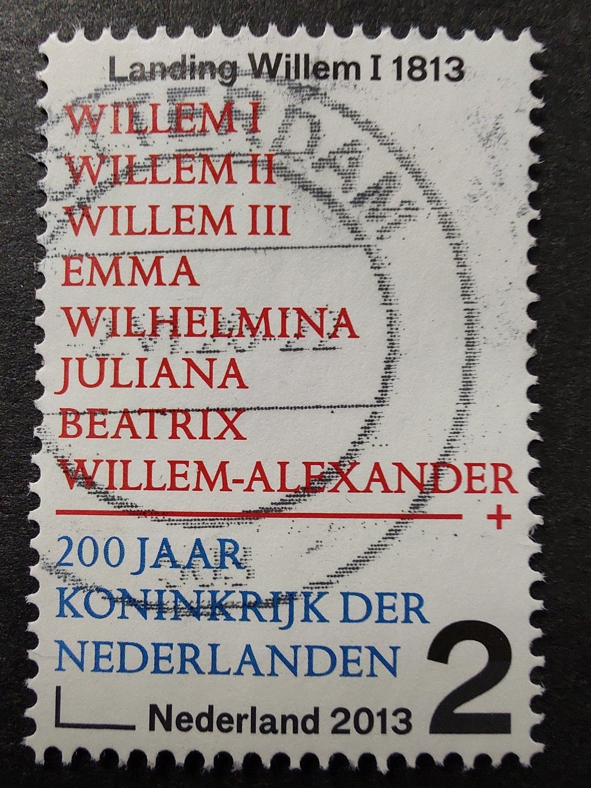 3134 vorsten namen 2013 200 jaar koninkrijk, Postzegels en Munten, Postzegels | Nederland, Ophalen of Verzenden