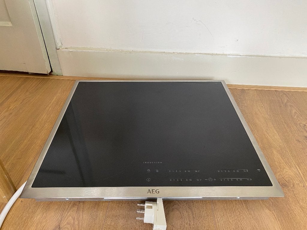 AEG inbouw inductie kookplaat met perilex stekker ......., Ophalen, 4 kookzones, Zo goed als nieuw, Inbouw