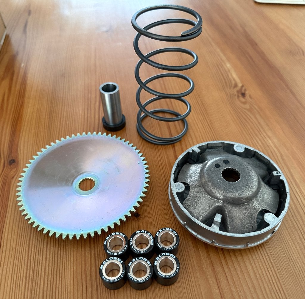 Variateurset Piaggio & Vespa 50cc 2T/4T met drukveer Nieuw, Ophalen of Verzenden, Nieuw, Overige typen, Piaggio
