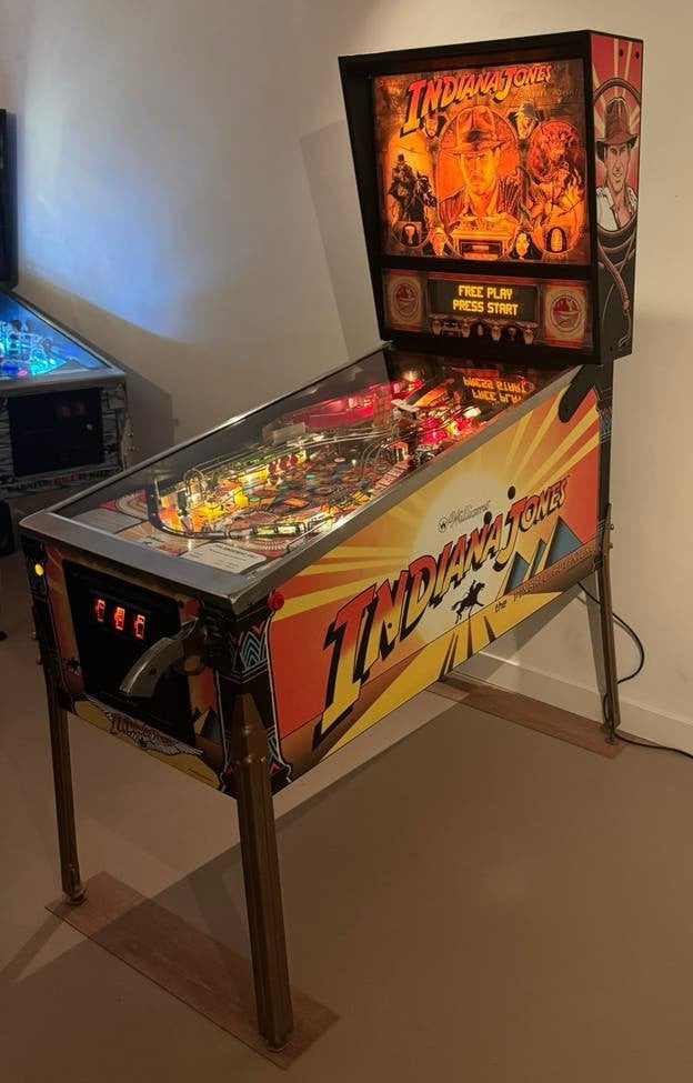 Flipperkast - Indiana Jones - 1994 - Williams, Verzamelen, Ophalen, Gebruikt, Williams, Dot-matrix