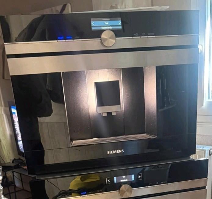 Siemens CT636LES1 Inbouw Koffiemachine - Volautomatisch, Witgoed en Apparatuur, Afneembaar waterreservoir, Gebruikt, Koffiemachine