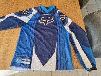 BMX fietscross shirt, Ophalen, Gebruikt, Kinderen, Fox