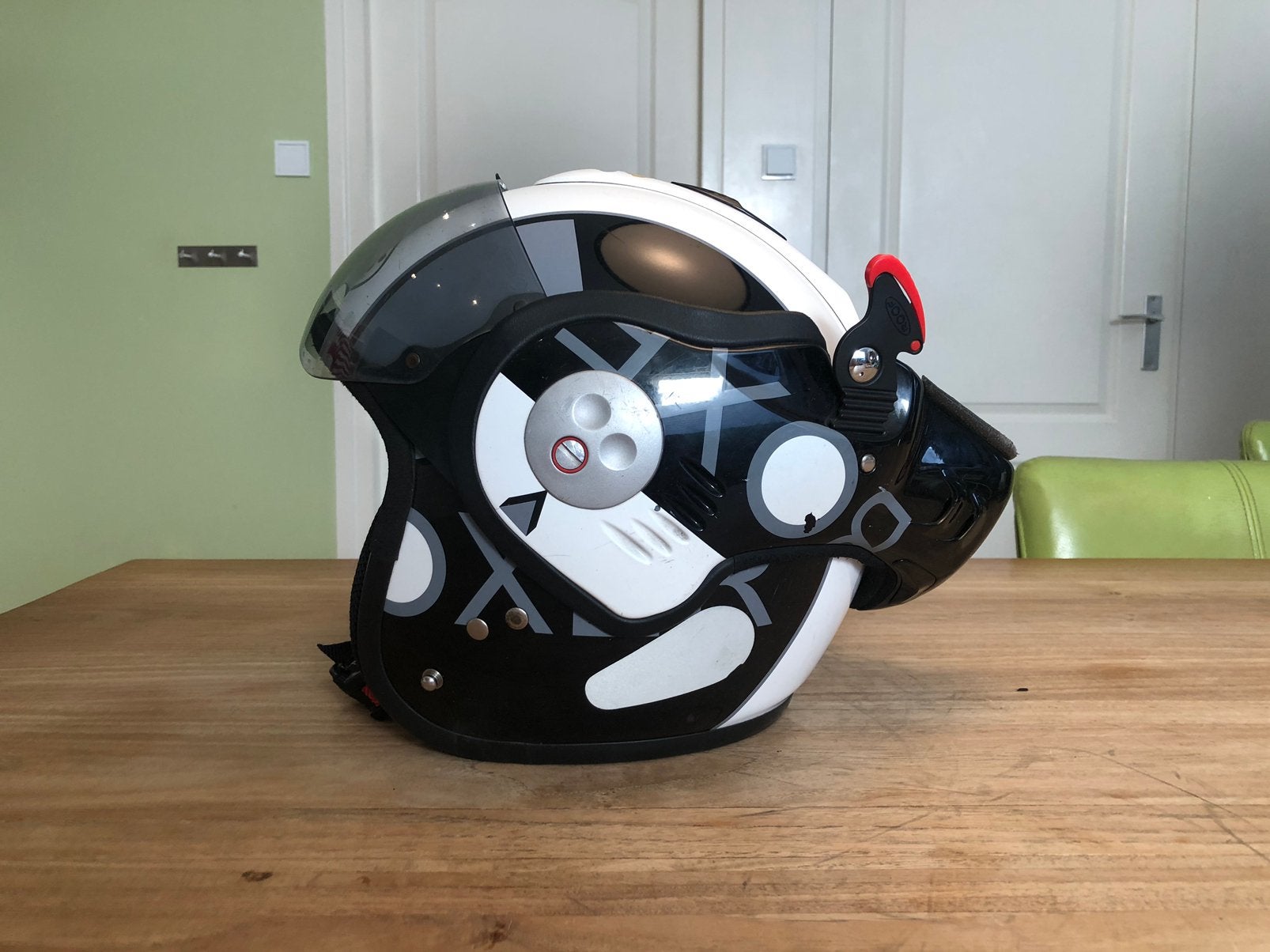 Roof Boxer - S - Special, Motoren, Kleding | Motorhelmen, Ophalen of Verzenden, Tweedehands, Systeemhelm, Overige merken