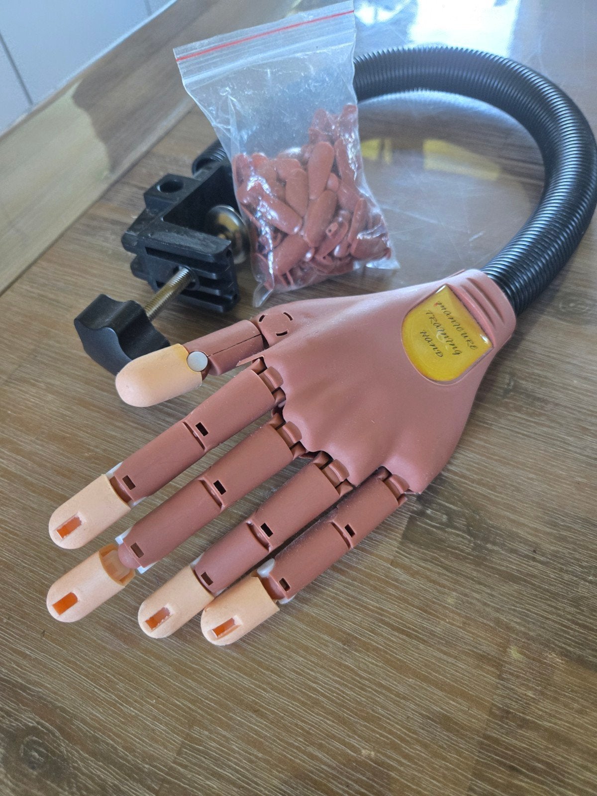 Manicure Traininghand incl. nagels, Sieraden, Tassen en Uiterlijk, Uiterlijk | Cosmetica en Make-up, Ophalen of Verzenden, Zo goed als nieuw