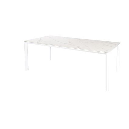 Foto 11 van Tuintafel 205x100cm - stijlvol keramiek marmerlook tafelblad