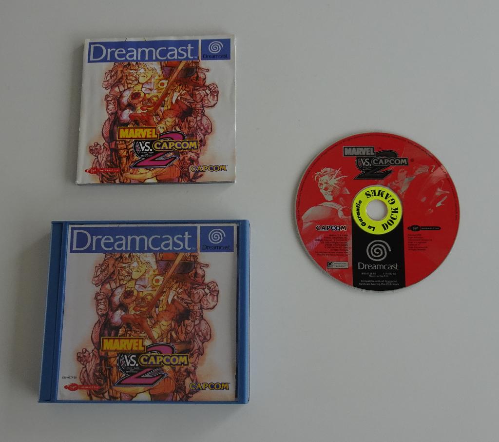 Marvel vs. Capcom 2 compleet voor Sega Dreamcast, Spelcomputers en Games, Ophalen, Vechten, 2 spelers, Zo goed als nieuw