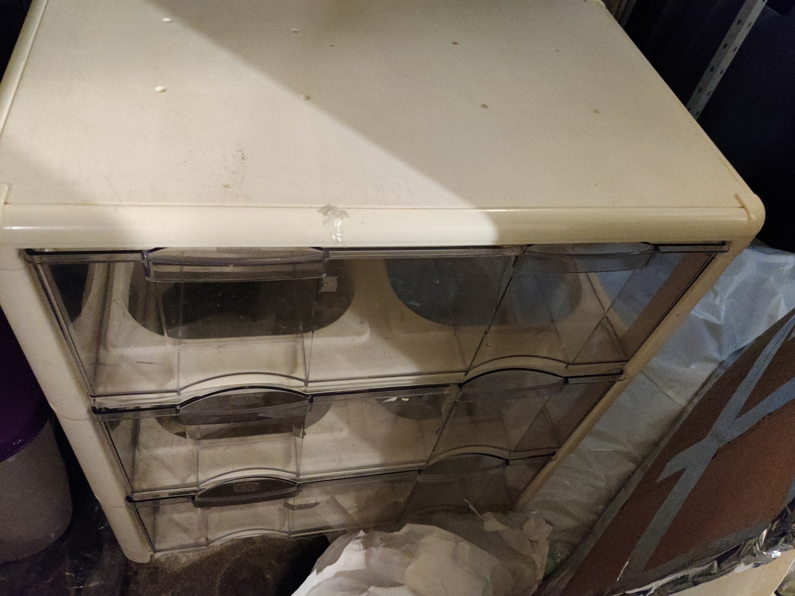 3 laden kastje, plastic, Huis en Inrichting, Kasten | Ladekasten, Ophalen, 25 tot 50 cm, Minder dan 50 cm, Minder dan 100 cm