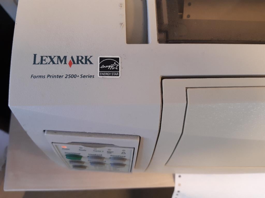 Lexmark matrixprinter 2500 serie, Computers en Software, Printers, Ophalen, Zwart-en-wit printen, Gebruikt, Matrix-printer