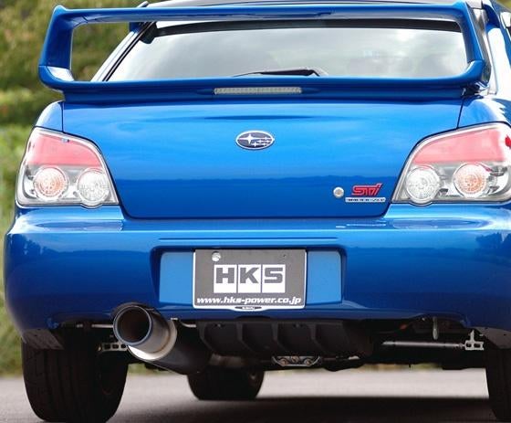 HKS SPEC R titanium uitlaat systeem - Subaru WRX STI 04-07, Auto diversen, Tuning en Styling, Ophalen of Verzenden