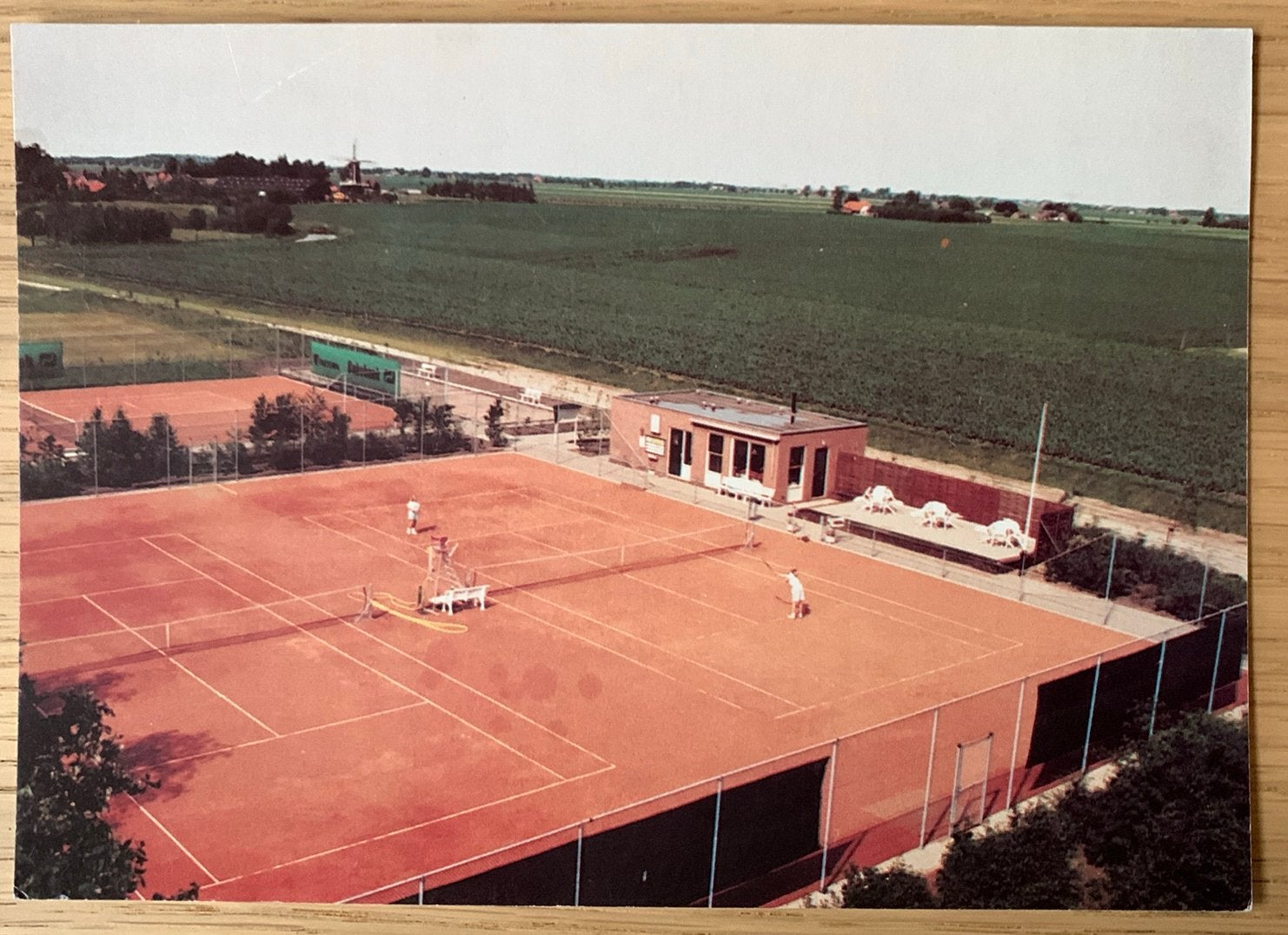 Tennisbanen en jeu de boules baan, Gieterveen, Ophalen of Verzenden, 1960 tot 1980, Ongelopen