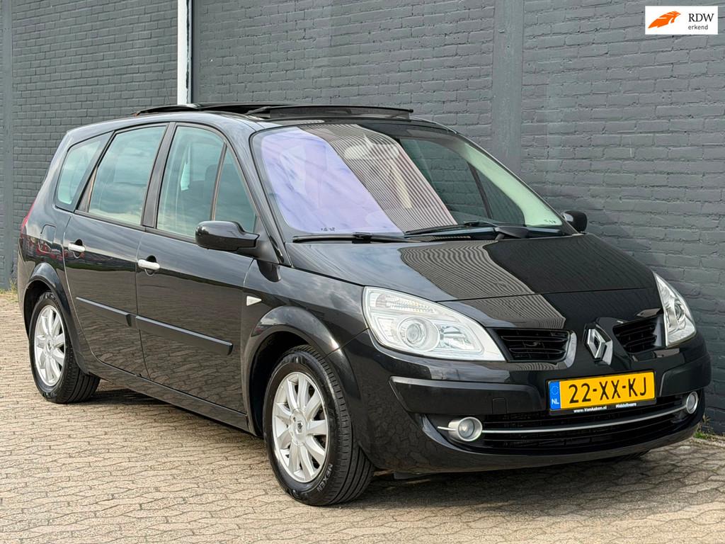 Renault Grand Scénic 2.0-16V Tech Line 7p. NAVI CRUISE PDC, Auto's, Renault, Voorwielaandrijving, 1998 cc, Gebruikt, Zwart