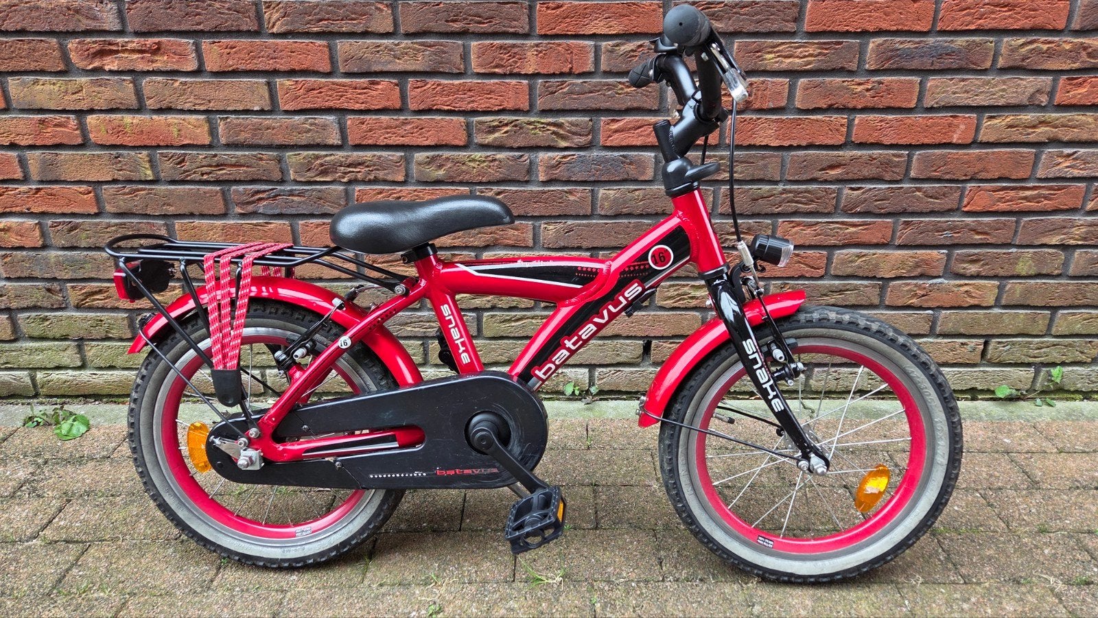 Zeer nette 16 inch Batavus Snake kinderfiets, Ophalen, Terugtraprem, 16 tot 20 inch, Batavus Snake Alpina Trial Yabber cube bulls loekie sparta