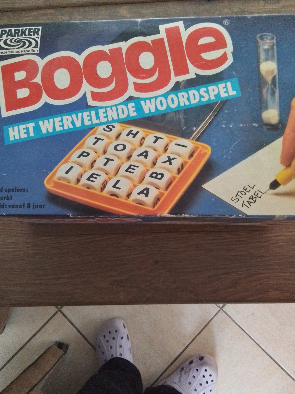 Boggle: Het Wervelende Woordspel van Parker, Een of twee spelers, Ophalen, Gebruikt, Parker