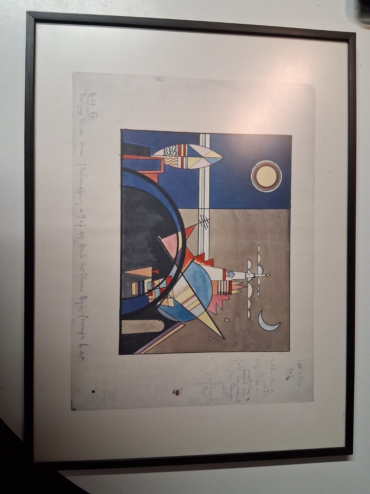 Toren van kiev  kunstprint, Wassily Kandinsky, Antiek en Kunst, Ophalen