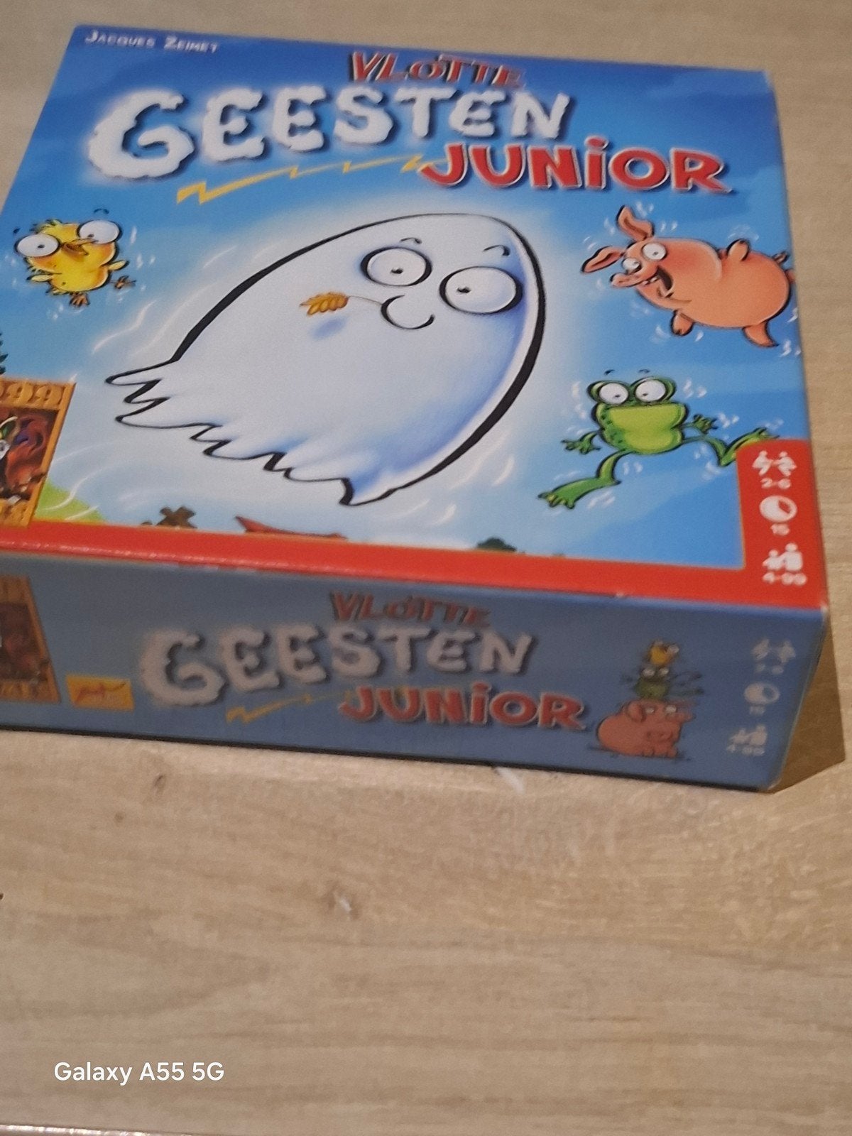 Vlotte Geesten Junior - Leuk en snel reactiespel, Zo goed als nieuw, Vijf spelers of meer, 999 Games, 999 Games