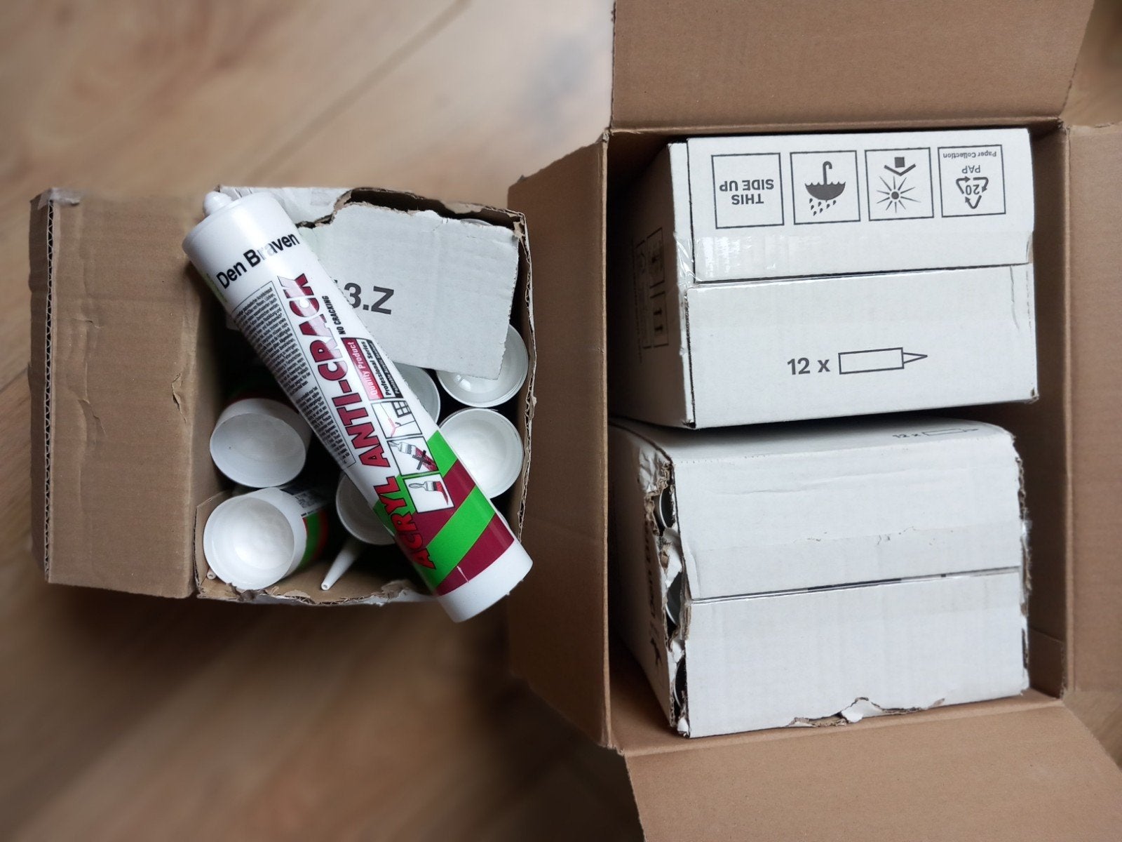 Den Braven Acryl Anti-Crack Kit - Nieuw, Wit, Nieuw, Ophalen of Verzenden, Verf