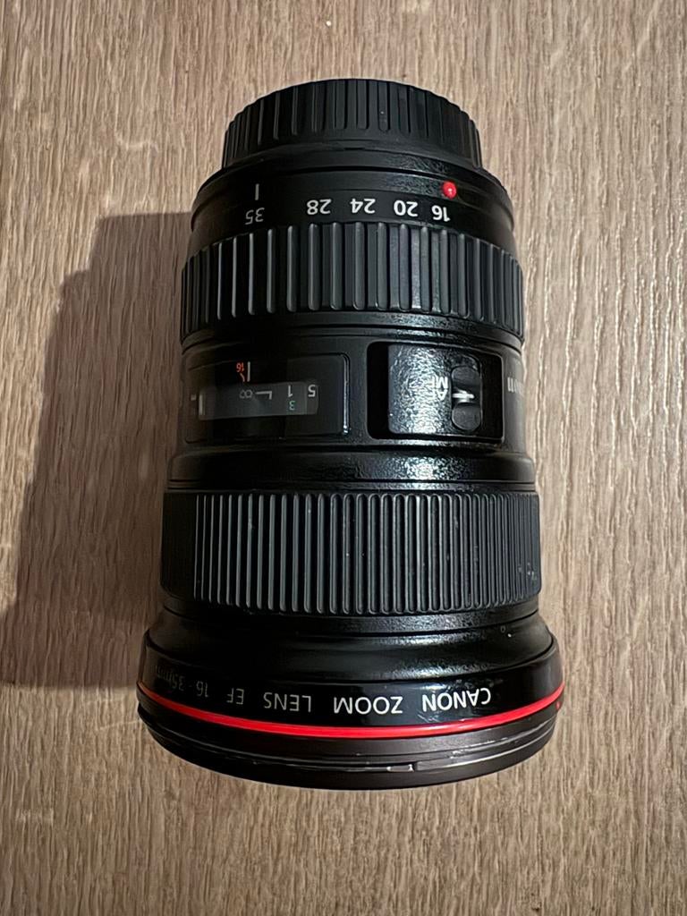 Canon EF 16-35mm f/2.8 L USM lens, Ophalen of Verzenden, Gebruikt, Groothoeklens, Zoom