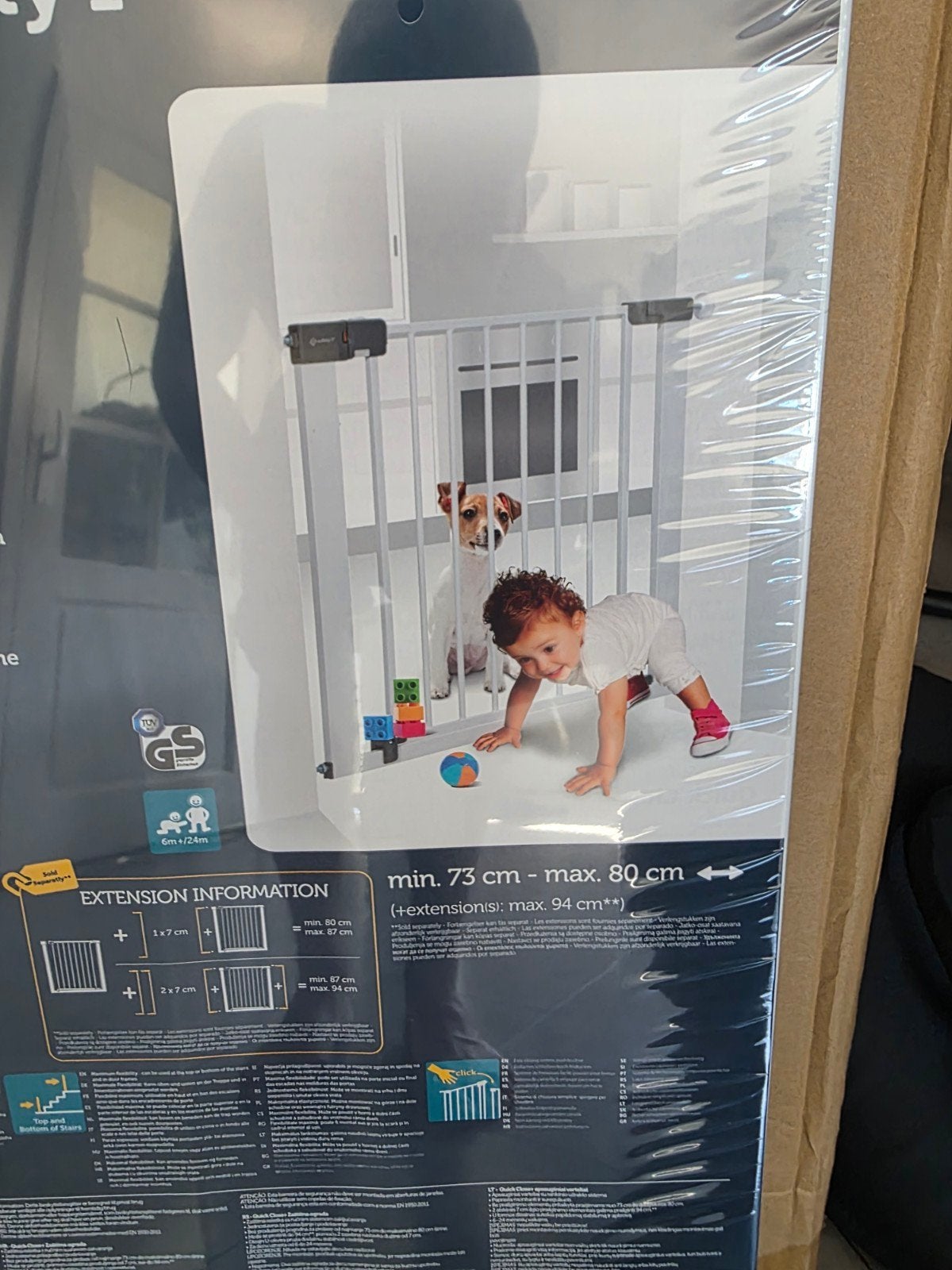 Safety 1st traphekje Quick Close + (nieuw in doos), Nieuw, Ophalen of Verzenden, Klemhekje, Metaal of IJzer