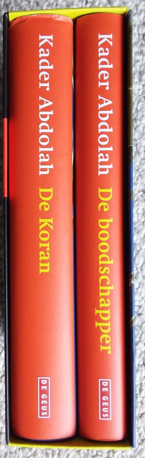 Kader Abdolah - De boodschapper & De Koran (2 boeken), Ophalen of Verzenden, Zo goed als nieuw, Nederland, Kader Abdolah