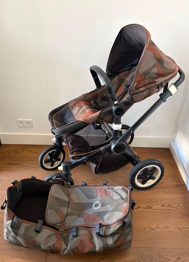 Bugaboo Buffalo Limited Edition Camouflage + Reiswieg, Ophalen, Gebruikt, Bugaboo, Combiwagen