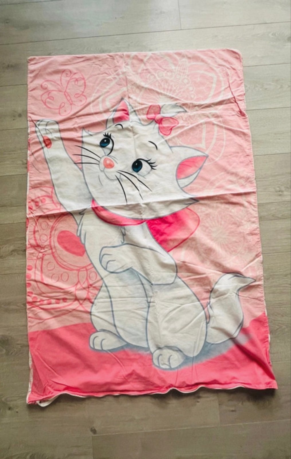 Dekbedovertrek Marie Kat Disney 135x90 cm, Gebruikt, Eenpersoons, Dekbedovertrek, Ophalen of Verzenden