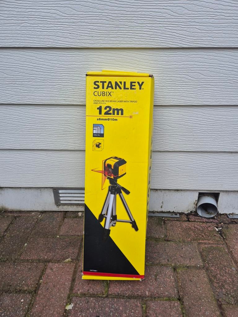 Stanley Cubix laser waterpas met statief, Ophalen