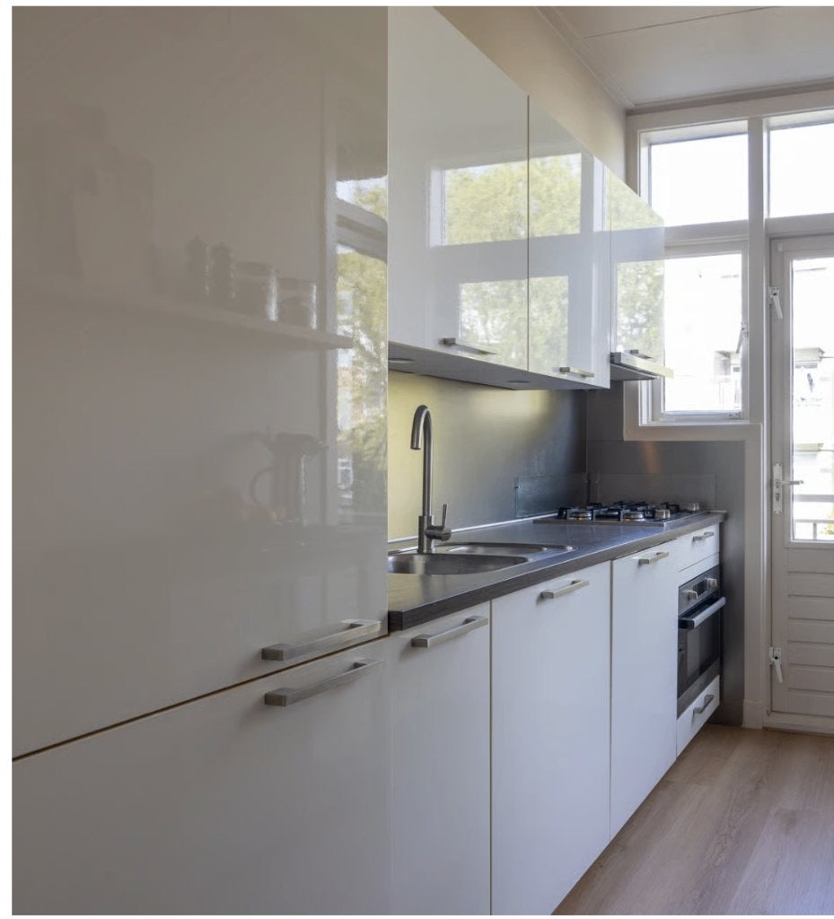 Keuken afhalen, Ophalen, Gebruikt, Wit, Enkelwandige keuken