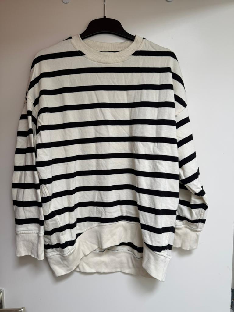 Nieuwe sissy-boy trui gestreept zwart creme maat S-XS oversi, Ophalen of Verzenden, Nieuw, Maat 34 (XS) of kleiner, Zwart