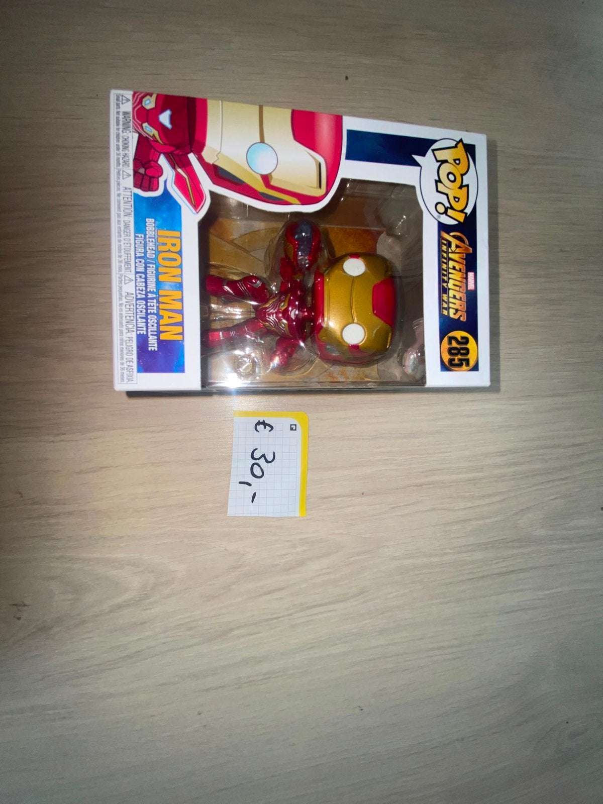 Ironman marvel funkopop., Verzamelen, Poppetjes en Figuurtjes, Verzenden, Zo goed als nieuw