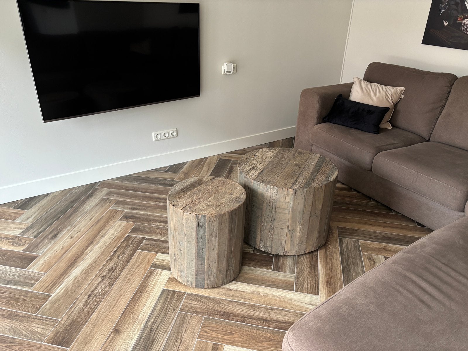 Salontafel set, Huis en Inrichting, Tafels | Salontafels, Ophalen, Rond, 50 tot 100 cm, Minder dan 50 cm