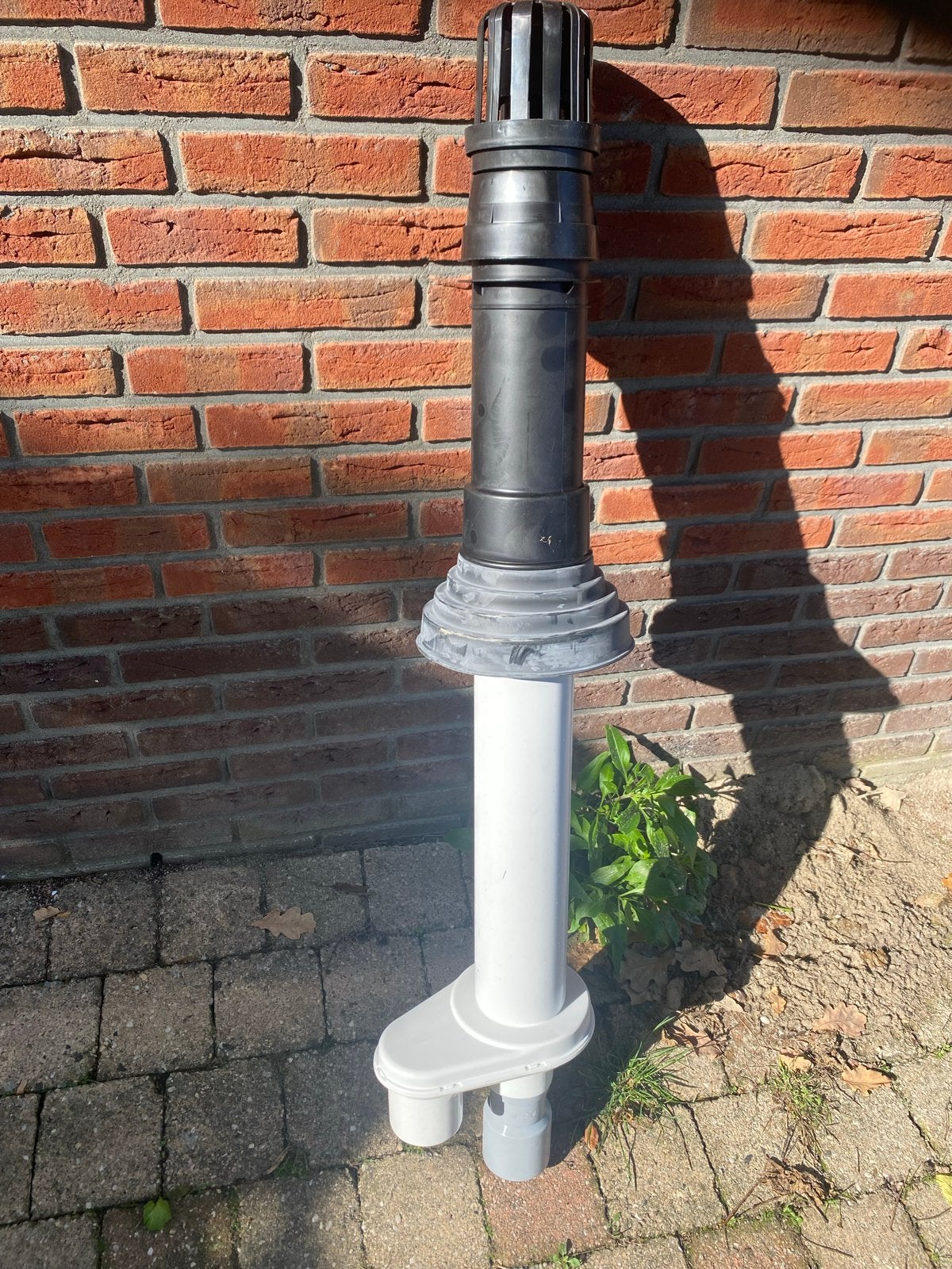 Combi dakdoorvoer 80/80, Afvoer, Pvc, Nieuw, Ophalen of Verzenden