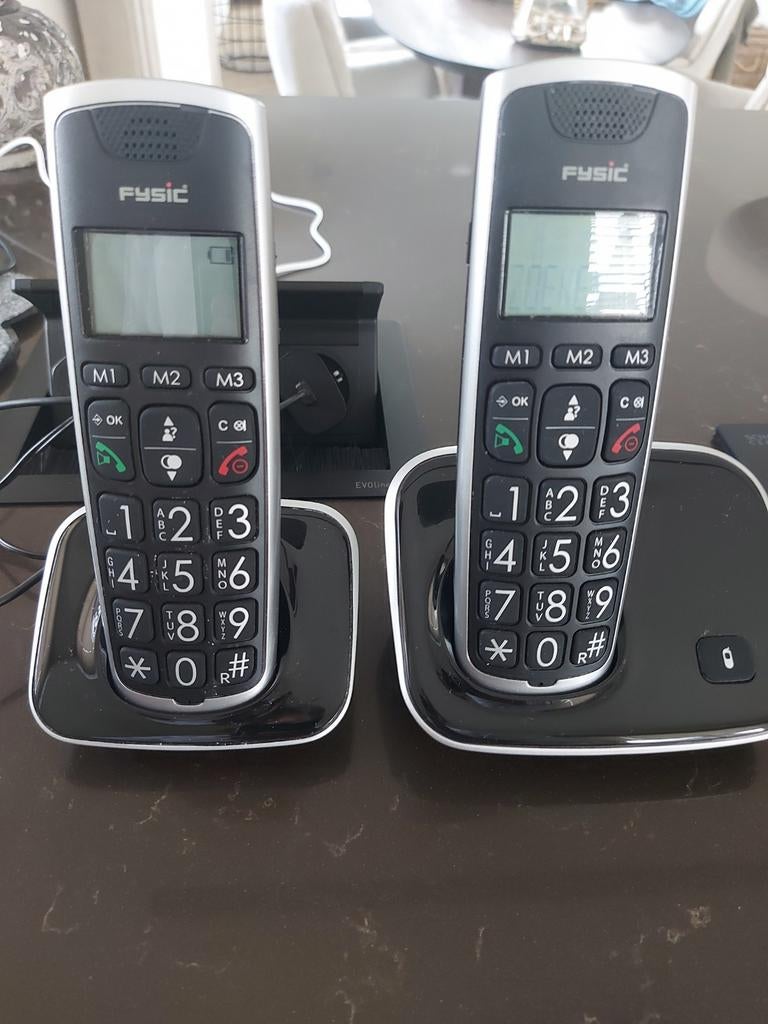 Fysic senioren telefoon, Ophalen, 2 handsets