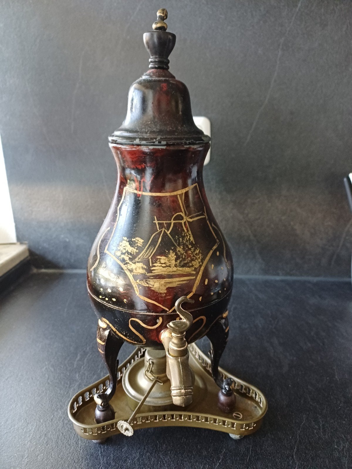 Antieke koffiekan  met kraantje, Oosters decor, Antiek en Kunst, Ophalen of Verzenden