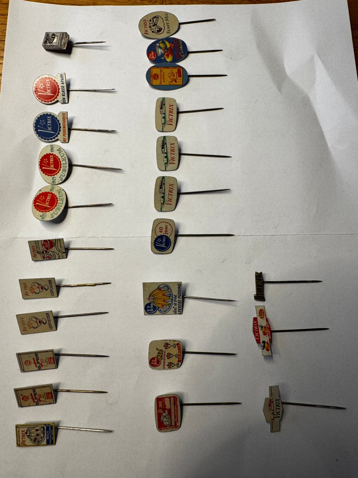 Victrix pin 24 stuks, Verzamelen, Ophalen of Verzenden, Zo goed als nieuw