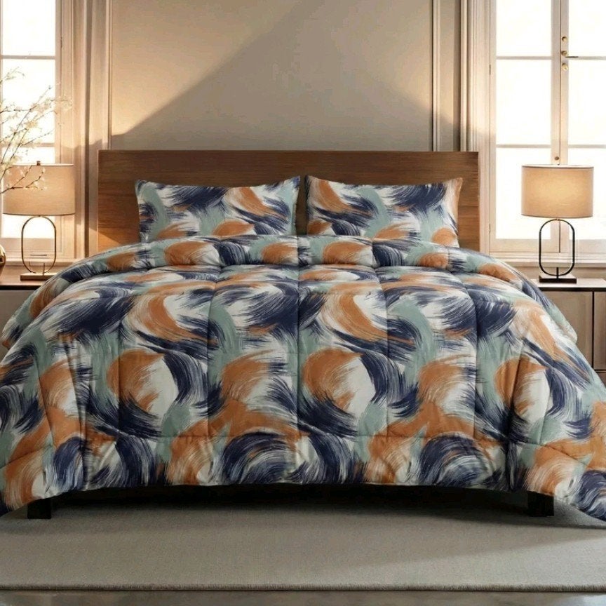 2x Wonderbed Urban Brush Dekbed 140x200, Meerkleurig, Handelsonderneming arie willemse, Beddengoedset, Overige materialen