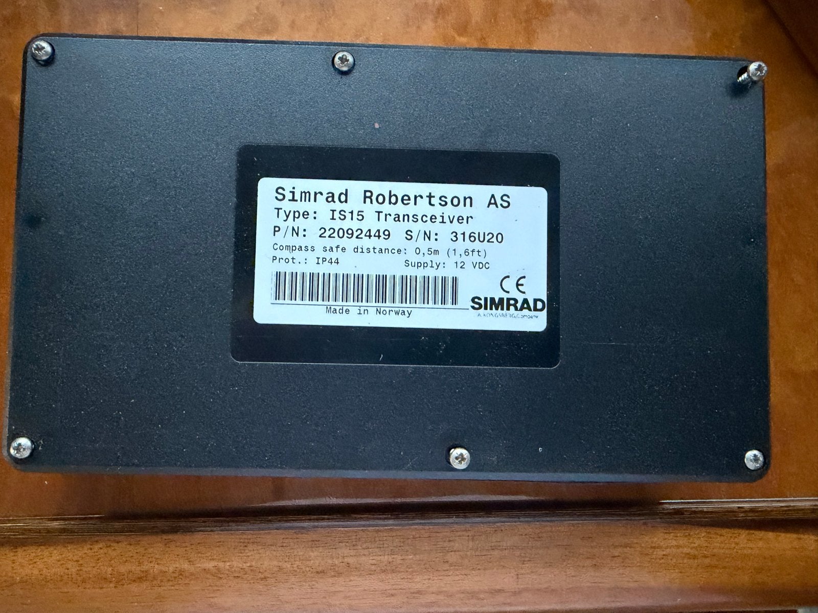 Simrad Robertson IS15 Transceiver - Marine Elektronica, Ophalen of Verzenden, Gebruikt, Communicatie