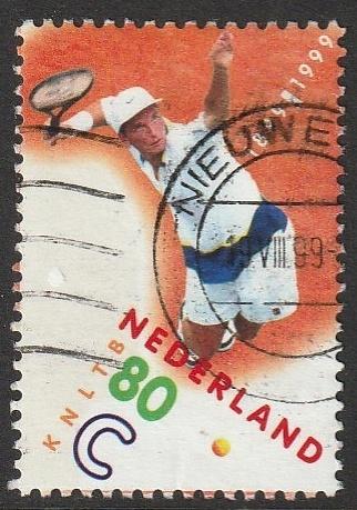 Nederland 1999 1813 Krajicek, Gest Nieuwegein, Ophalen of Verzenden, Na 1940, Gestempeld