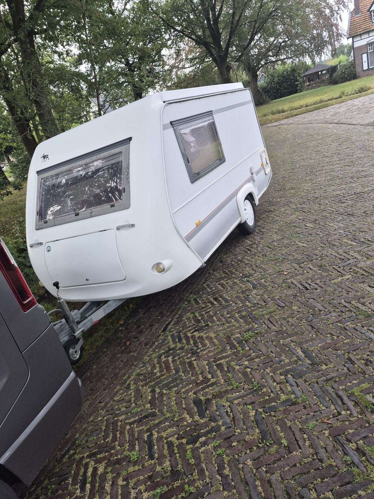 Rapido Caravan nieuw staat Kenteken vrij +fietsendrager, Bedrijf, Treinzit, Rapido, Luifel